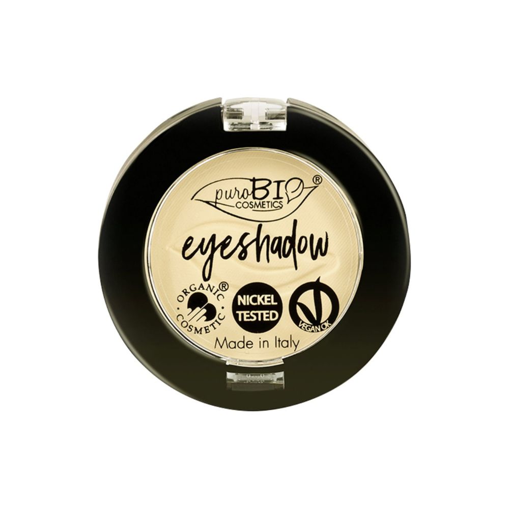 Purobio Cosmetics Compact Eyeshadow, 11 bananer (matt) (2,50 g)