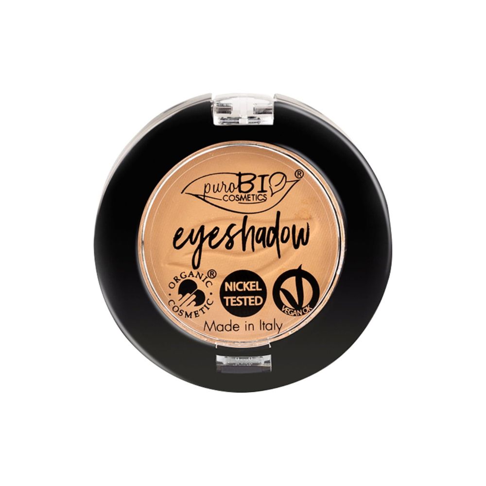 Purobio Cosmetics Compact Eyeshadow, 12 Peach (matt) (2,50 g)