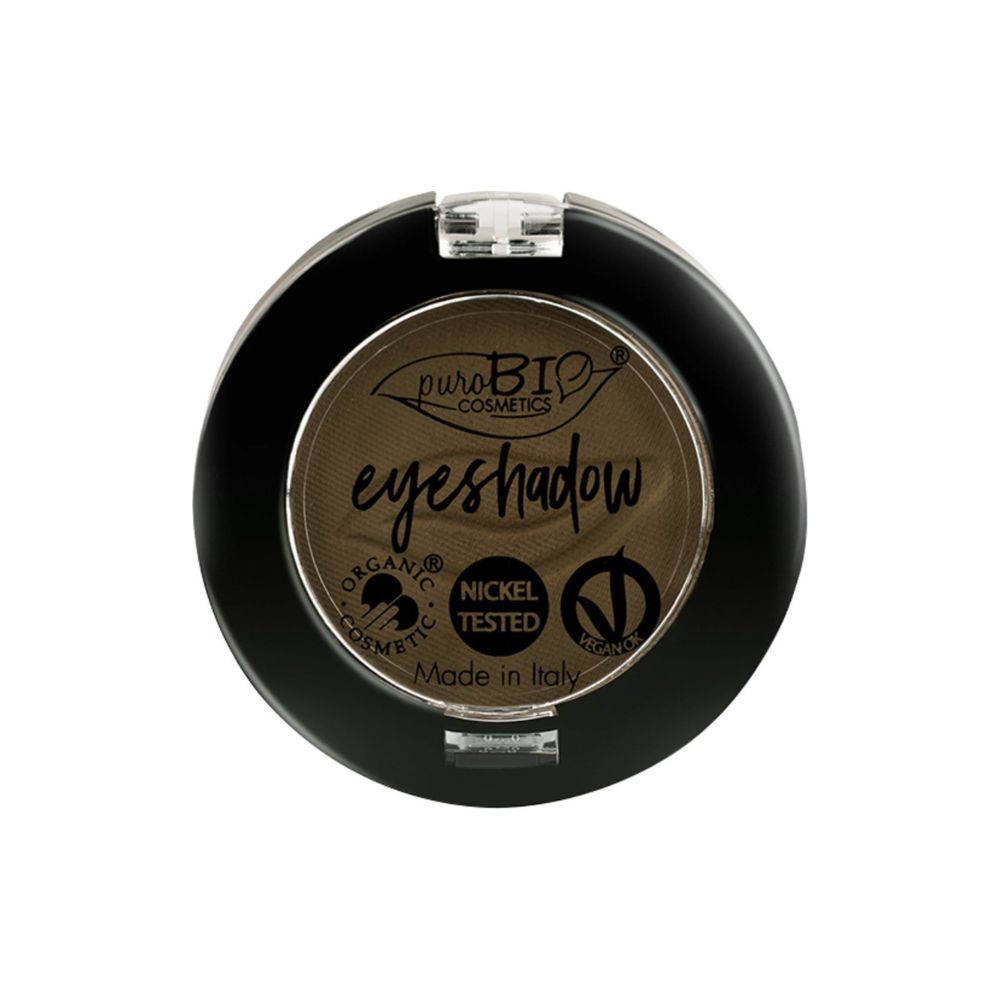 Purobio Cosmetics Compact Eyeshadow, 14 Cold Brown (matt) (2,50 g)