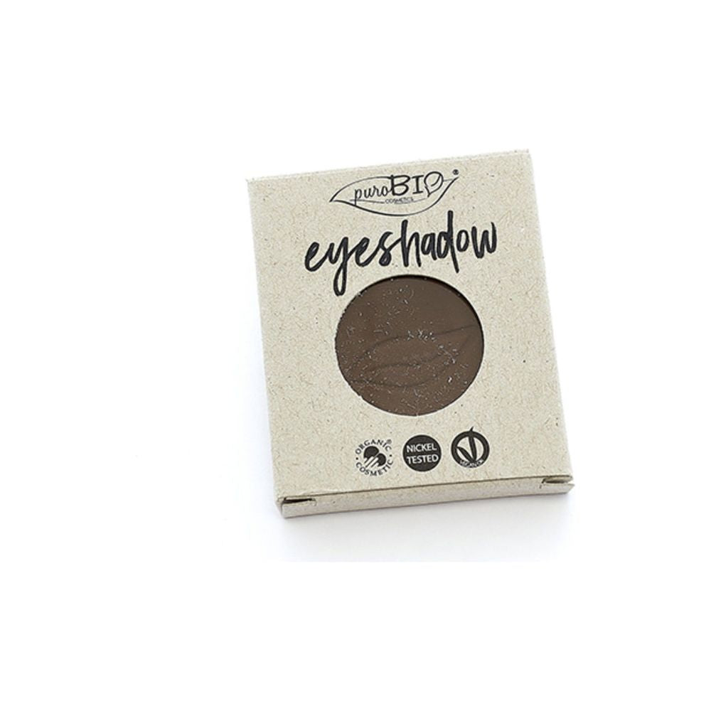 Purobio Cosmetics Compact Eyeshadow, 14 Cold Brown (matt) Refill (2,50 g)