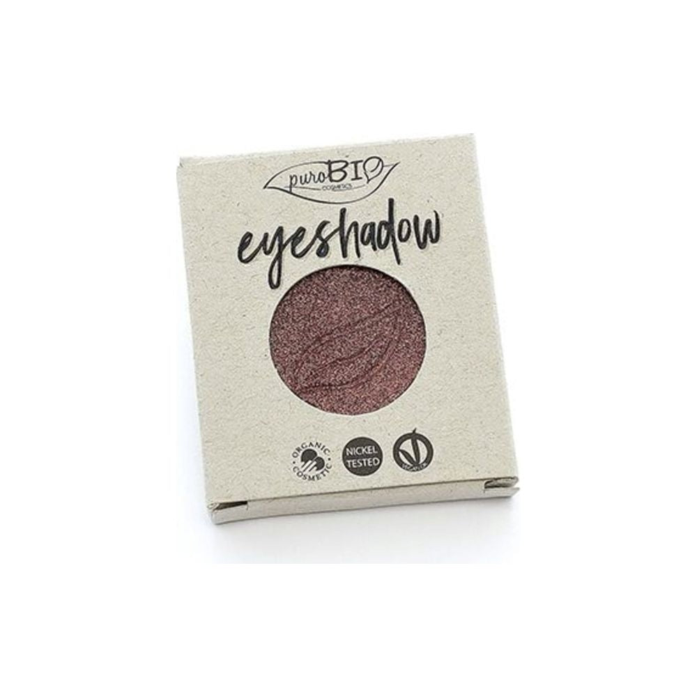 Purobio Cosmetics Compact Eyeshadow, 21 Kopparröd (skimmer) Refill (2,50 g)