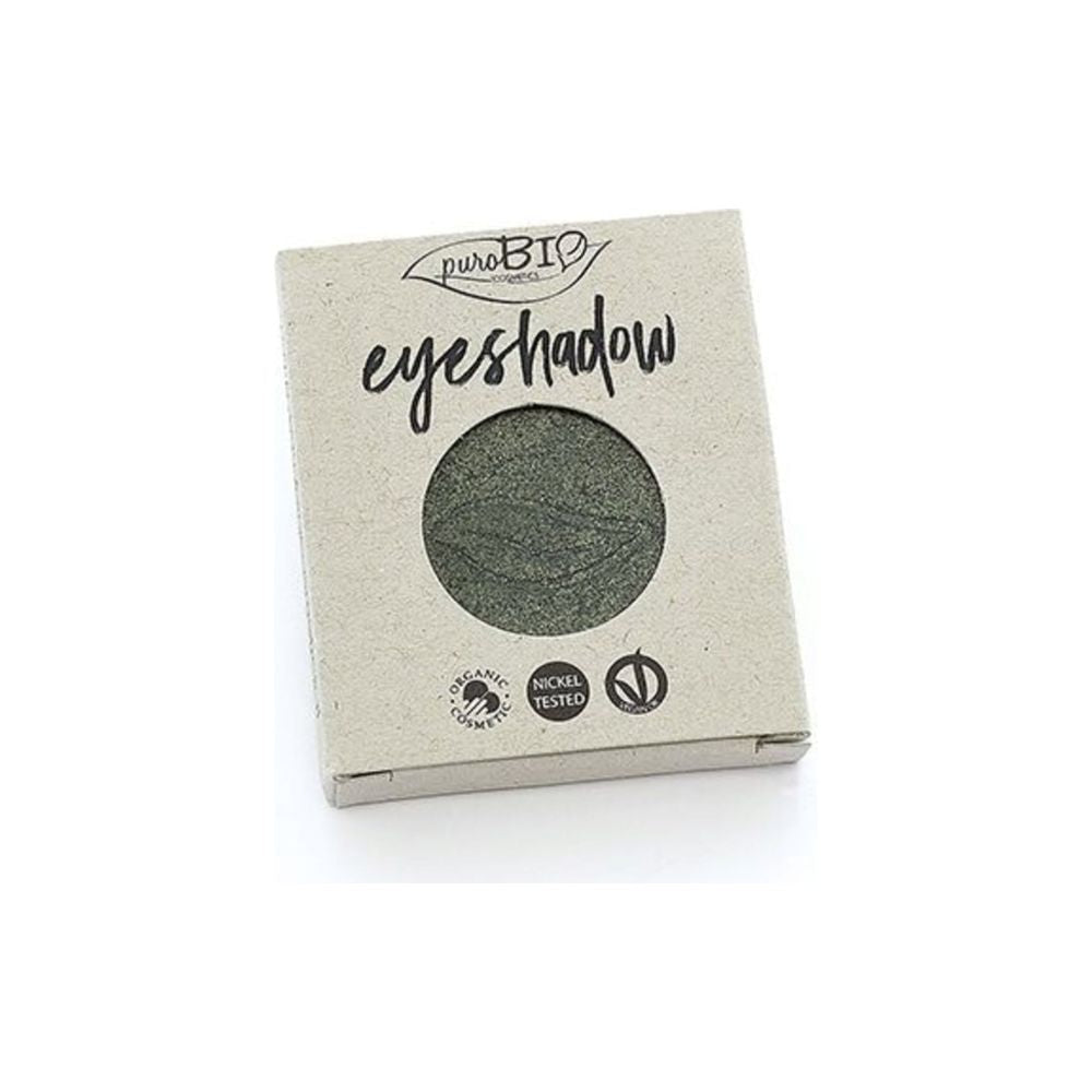 Purobio Cosmetics Compact Eyeshadow, 22 Mosegrønn (shimmer) Refill (2,50 g)
