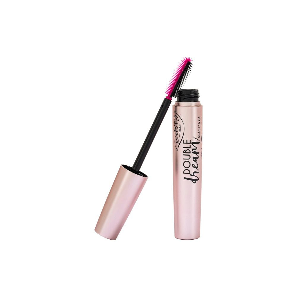 Purobio kosmetika Mascara Double Dream, svart (10 ml)