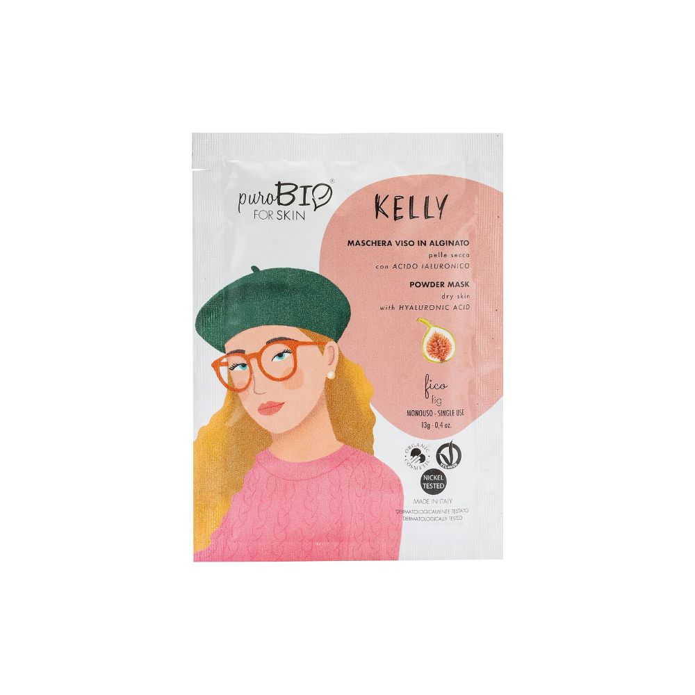 Purobio kosmetyki forSKIN Kelly Alginate Face Mask for Dry Skin - Anniversary2019, 08 fig (13 g)