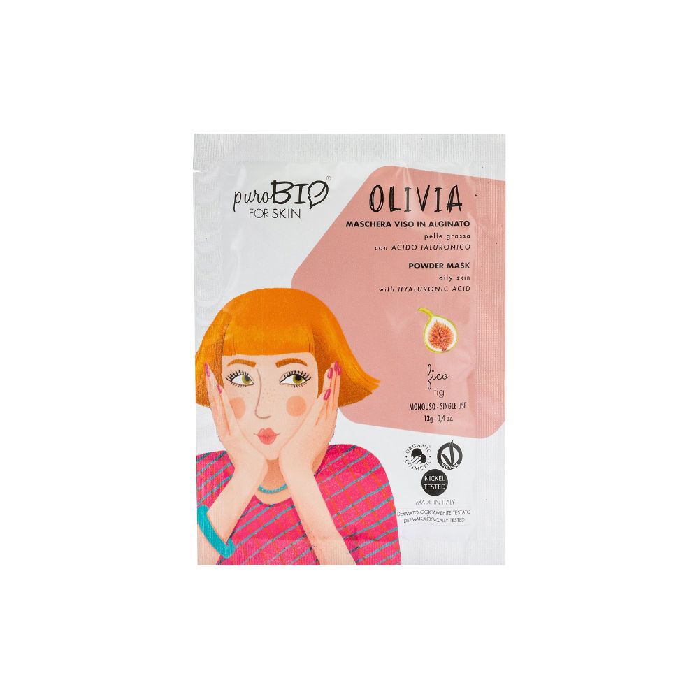 Purobio kosmetyki forSKIN Olivia Alginate Face Mask for Oily Skin - Anniversary2019, 11 fig (13 g)