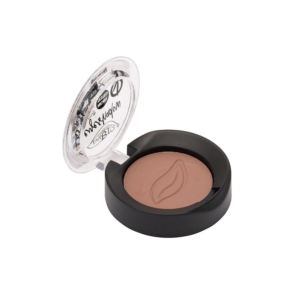 Purobio cosmetics Compact Eyeshadow, 27 Warm Brown (matt) (2,50 g)