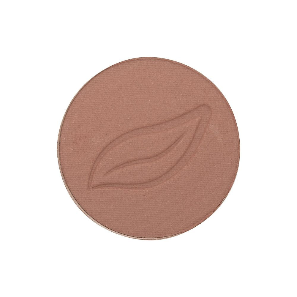 Purobio Cosmetics Compact Eyeshadow (Refill), 27 varm brun (matt) (2,50 g)