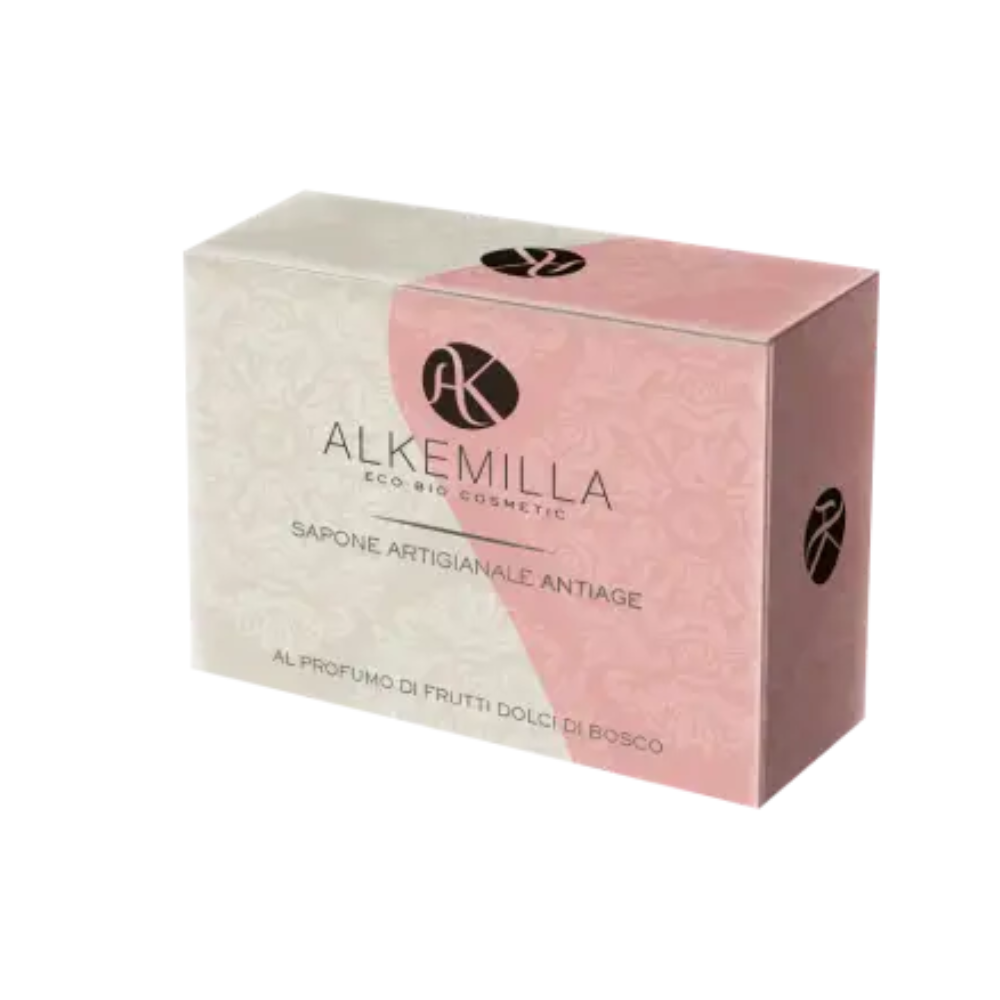 Alkemilla eco bio cosmetic Anti Age Seife mit süßem Beerenduft 100 g
