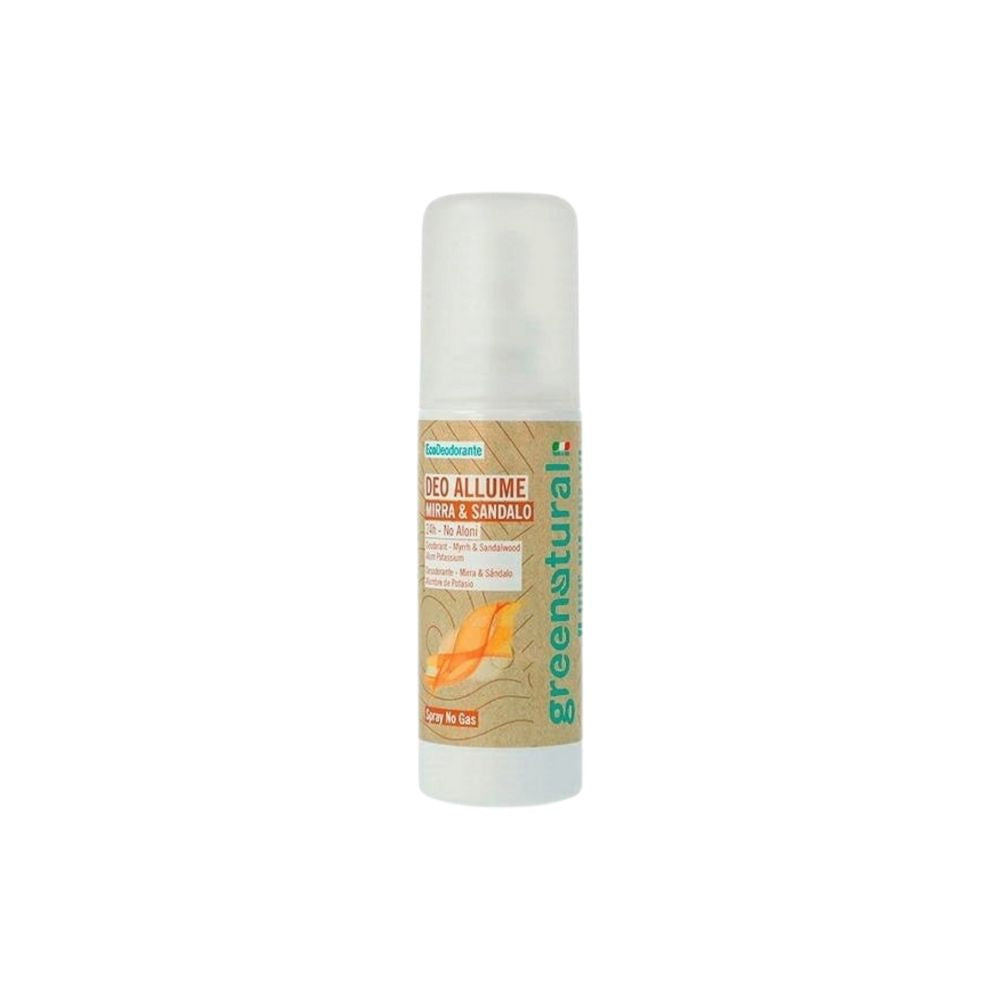 Greenatural Deodorant Spray Kalium Alum Myrra & Sandelträ 100 ml
