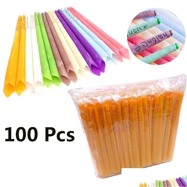 Ear Care Supply 100pcs Ear Treatment Healthy Care Ear Candles Ear Wax Removal Cleaner Indiana Therapy Fragrance Candling 88