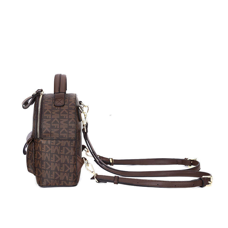 2025 free shipping women&#039;s designer women&#039;s bag white brown atmospheric simple backpack MKF new women&#039;s bag gift suitable for daily s