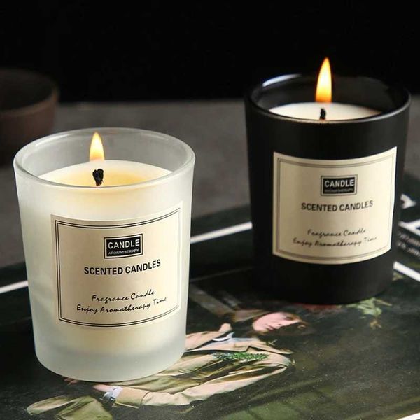 Scented Candle Soy Wax Smokeless Aromatic Candles Handmade Wedding Birthday Party Gifts Home Decoration H250113