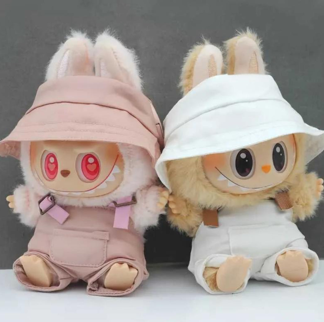 New Doll Apparel Fashion Doll Apparel Labubu Doll Clothes Designer Only Clothes Hoodies Trendy Brand Knitted Pants Fishermans Hat Accessories