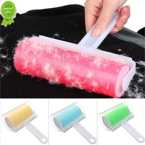 New Reusable t Rollers Washable Clothes Dust Wiper Cat Dog Comb Shaving Pet Hair Remover Brush Sticky Roller Cleaning Tools