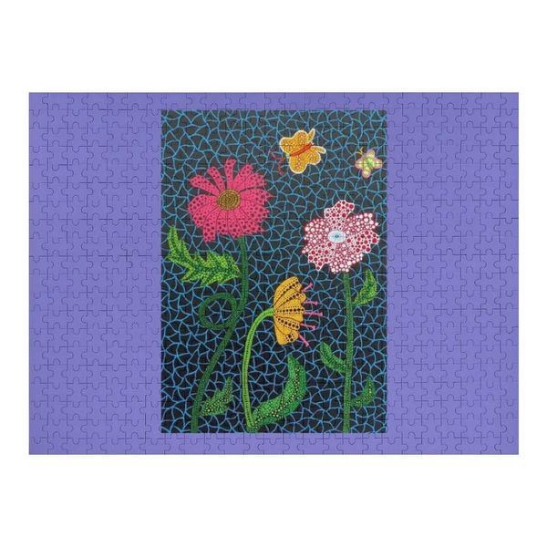 yayoi kusama art Jigsaw Puzzle Wood Name Adult Wooden PuzzleM240817