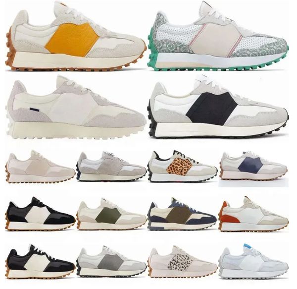 705191 running shoes mens womens designer sneakers Sea Salt Beige Brown Suede Print Black White Orange Red Grey men women trainers outdoor s