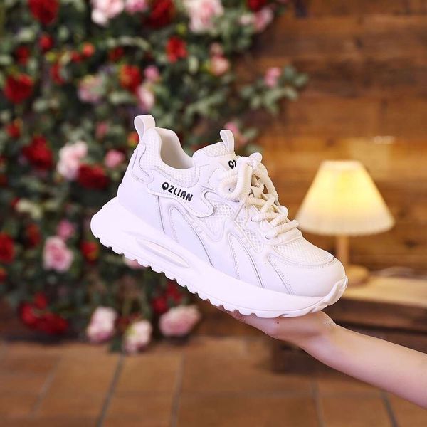 ddmyoct Mesh Breathable Dad For Women Summer New Style Sponge Cake Thick Sole Lightweight Casual Forrest Gump Versatile Sports Shoes Outdoor