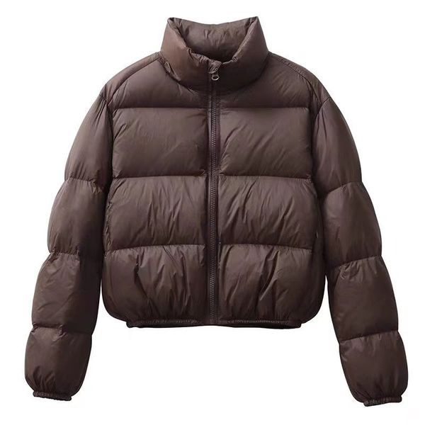 European and American Kendou style women&#039;s short stand up collar, light and thick foreign trade cotton coat, winter coat, western-style