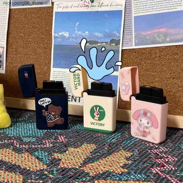 Hammering Pounding Toys Creative Simulation Lighter Spoof Shooting Water Toys Novelty April Fools Day Spray Shooting Water Toys Funny Prank