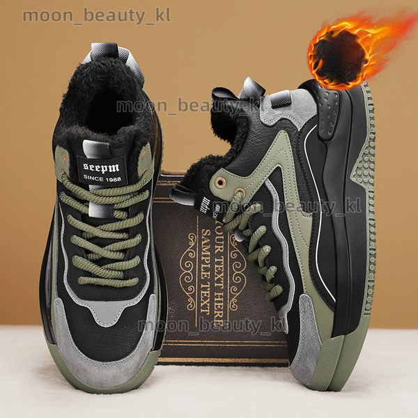 Sapatos de grife 2024 Inverno New Cotton Shoes Hom