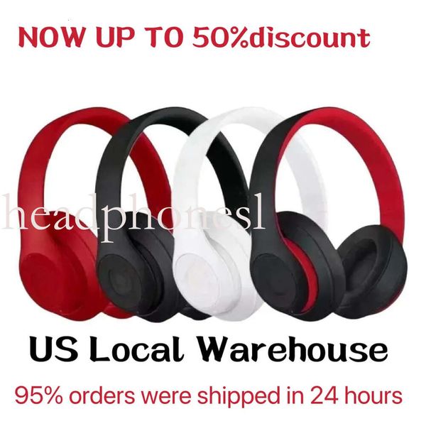 ST3.0 Headphones 3 Bluetooth Beat Headphones Wireless Bluetooth Game Wireless Mic Headset Music Headphones Local Warehouse