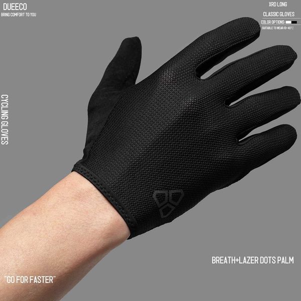 DUEECO Full Finger Cycling GlovesBicyc GlovesMountain Bike Gloves-XRD Paded with Shock Absoing Anti-Slip MTB GlovesXJ241008