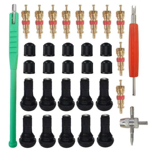 Vae Remover Plastic Handle Iron Plated Wrench Core Tire Repair Hand Tool for Car Bike Bicycle Motorcycle