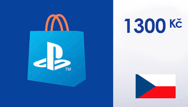 PlayStation Network Card 1300 K&#269; - PSN Czech Republic