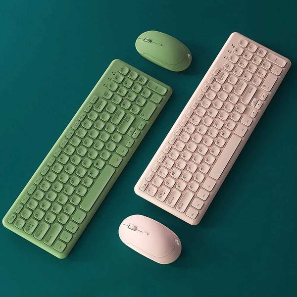 2.4G Wireless Keyboard Mouse Combo Protable Gaming Keyboard Magic Slient Mini PC Gamer Keyboard Mouse Kits for Laptop Computer X250203