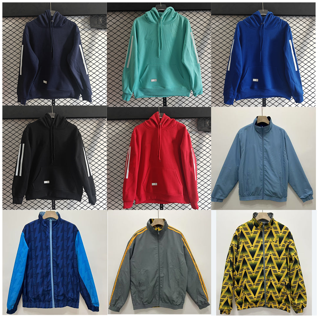 New + Retro ARsEn 2025 2026 soccer Hoodies tracksuits Jacket long sleeve men G.JESUS MARTINELLI football shirt REVERSIBLE windbreaker Two-sided 93 9