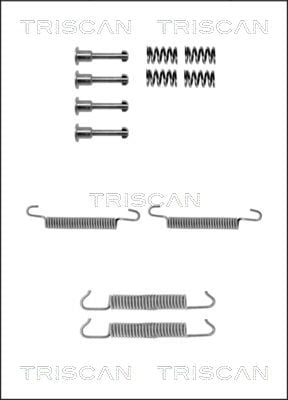 Accessory Kit, parking brake shoes TRISCAN 8105 112065