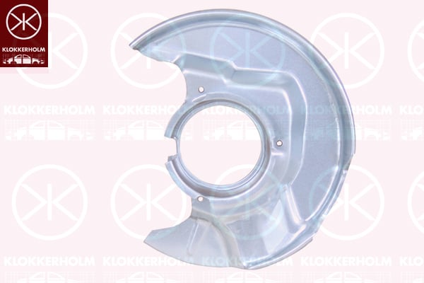 Splash Panel, brake disc KLOKKERHOLM 8112377