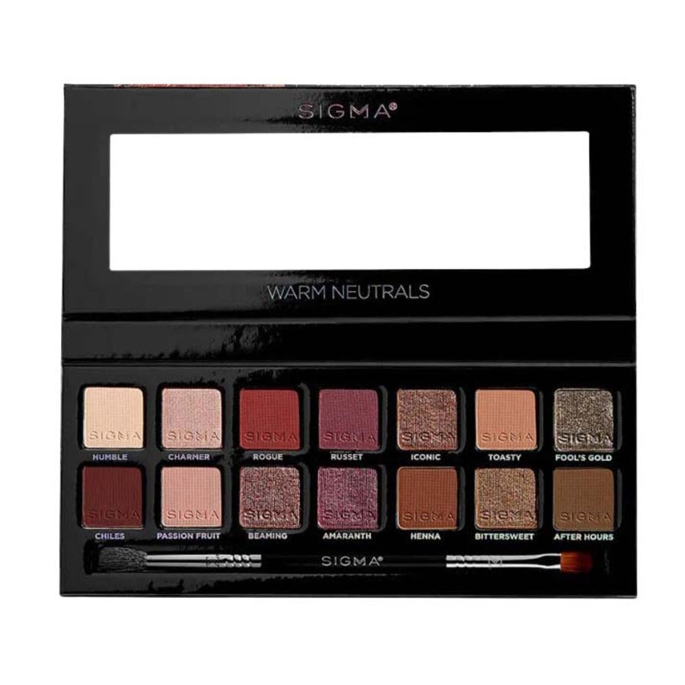 Warm Neutrals Eyeshadow Palette - Full