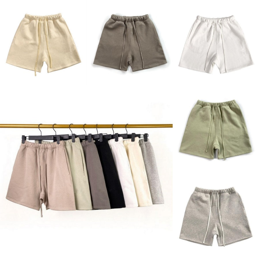 Men Shorts for Men Short Mens Designer Shorts Cotton Relaxed Loose Letter Knee Length Short Man Summer Clothing Fashion Casual Drawstring Pants 20ss