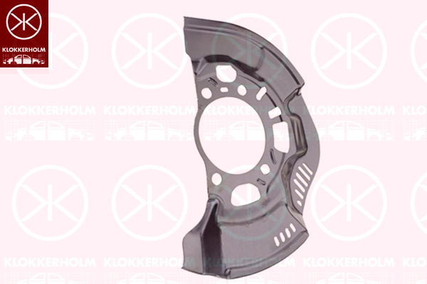 Splash Panel, brake disc KLOKKERHOLM 8118378