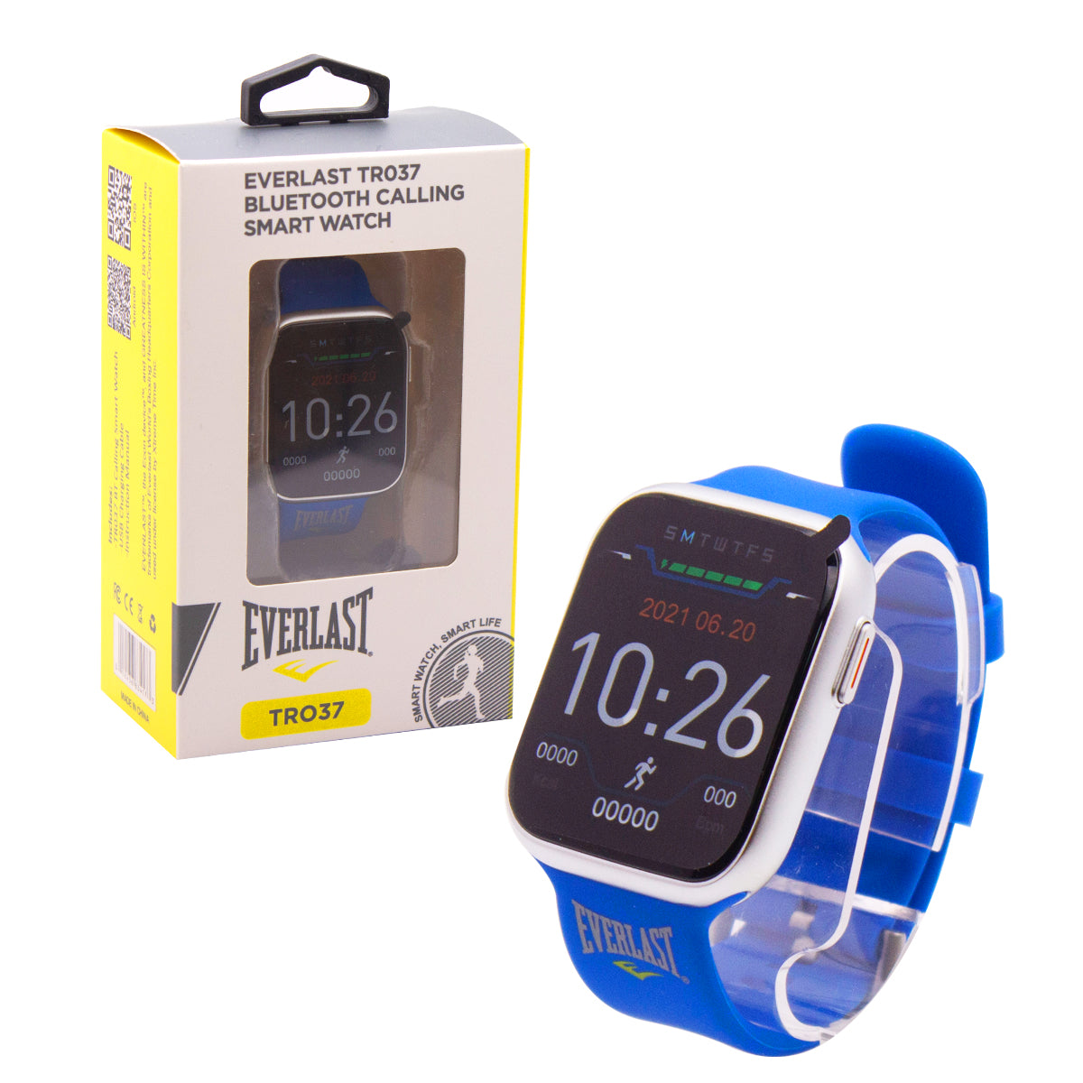 Everlast® TR037 Bluetooth Calling Smartwatch - Blue