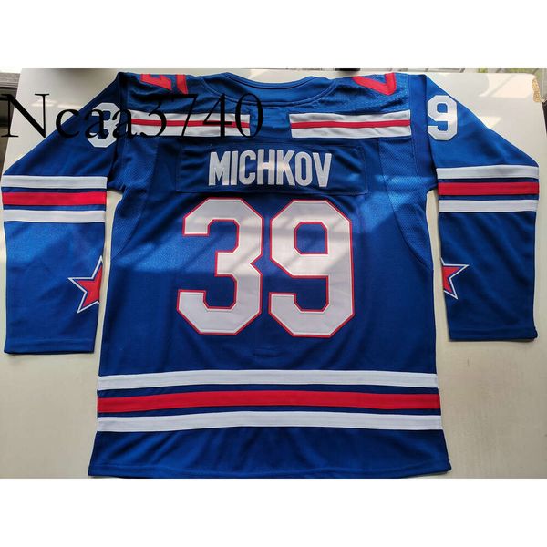 N374 Hockey jerseys Physical photos CKA Hockey League 75th Anniversary Matvei Michkov Men Youth Women High School Size S-6XL or any name and