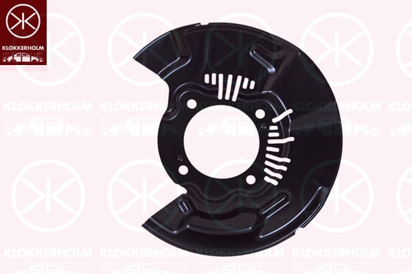 Splash Panel, brake disc KLOKKERHOLM 8127398