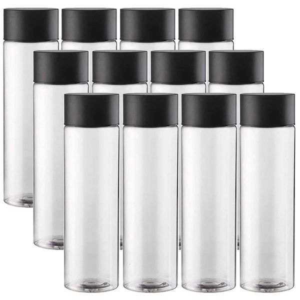 Bulk Empty Plastic Reusable Juice -Water Bottles as Smoothie Bottles for Sensory Crafts and Calming Bottles 400ml 241016