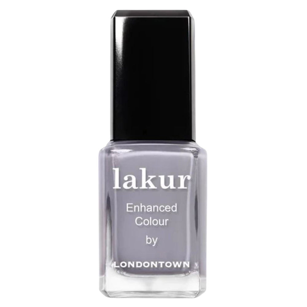 Lakur - Enhanced Colour Nail Polish - Silver Birch (slate grey)