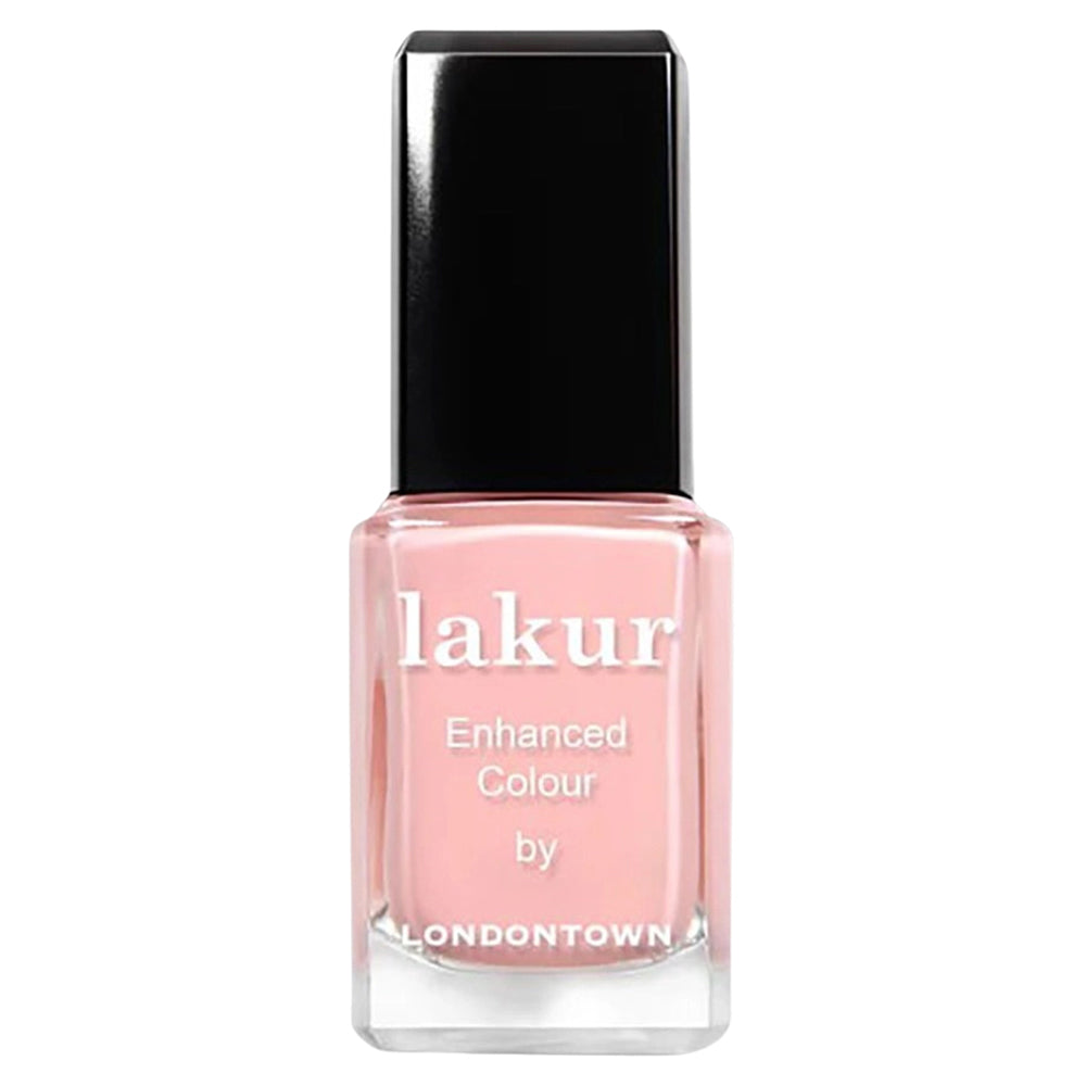 Lakur - Enhanced Colour Nail Polish - Peach Please (pale peach creme)