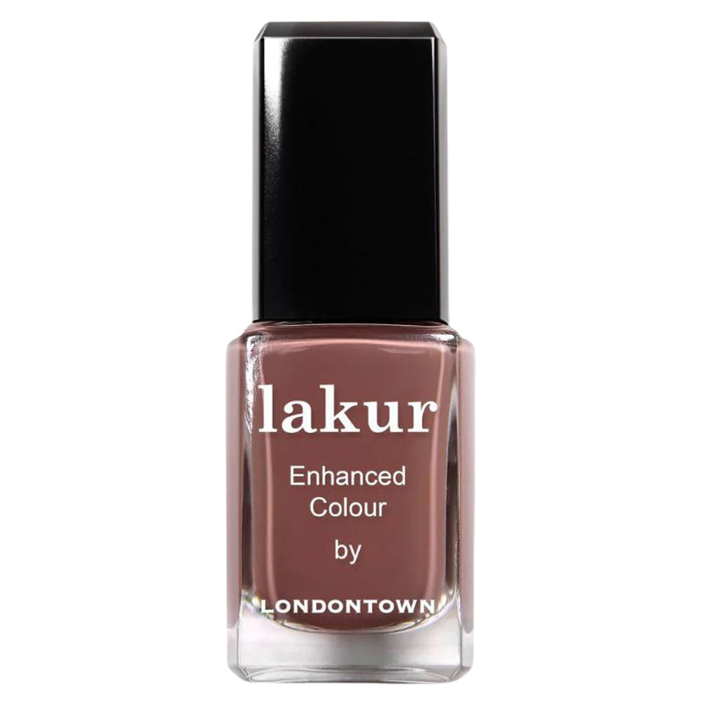 Lakur - Enhanced Colour Nail Polish - Mudslide (deep, decadent brown)