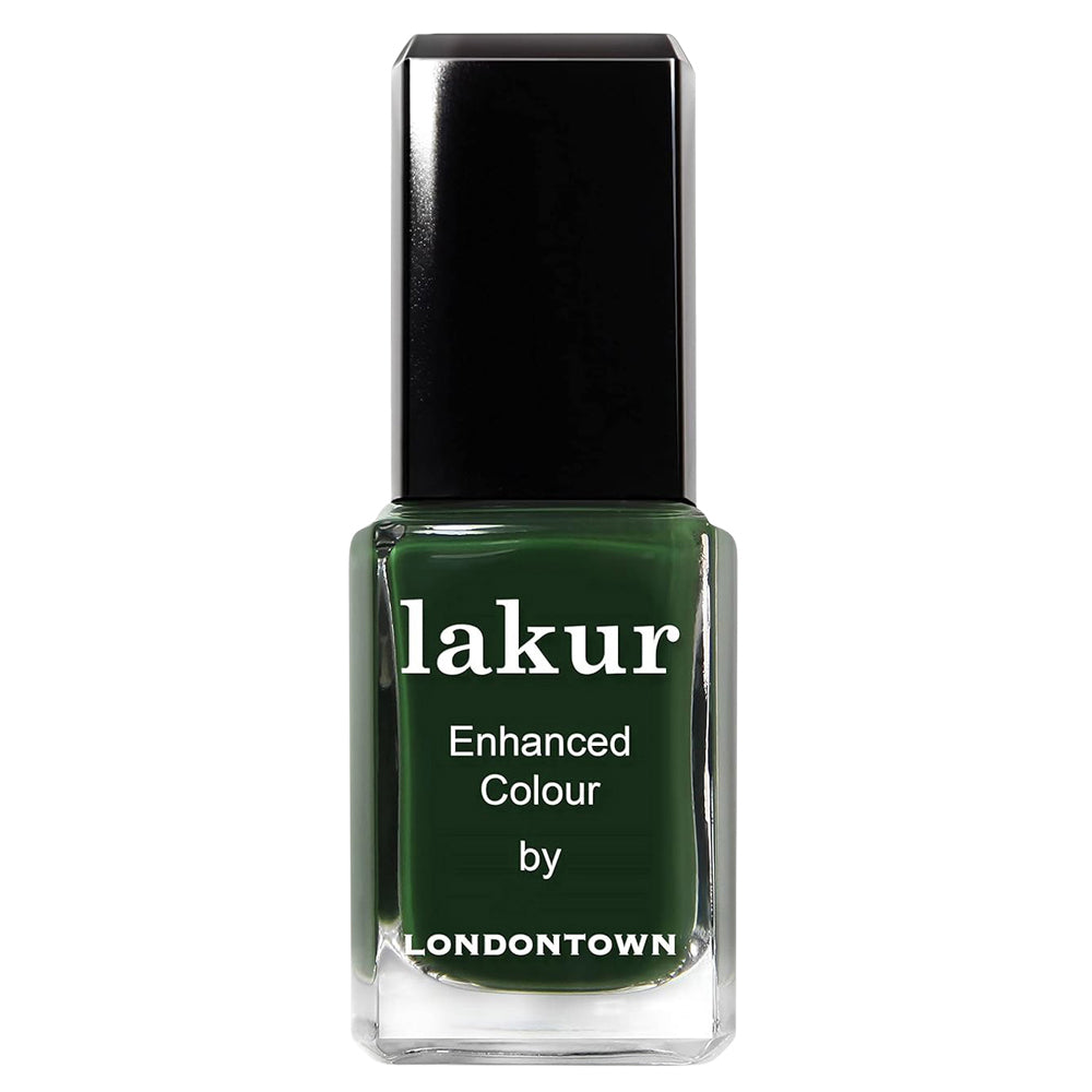 Lakur - Enhanced Colour Nail Polish - Vibe (jade green with a hint of licorice)