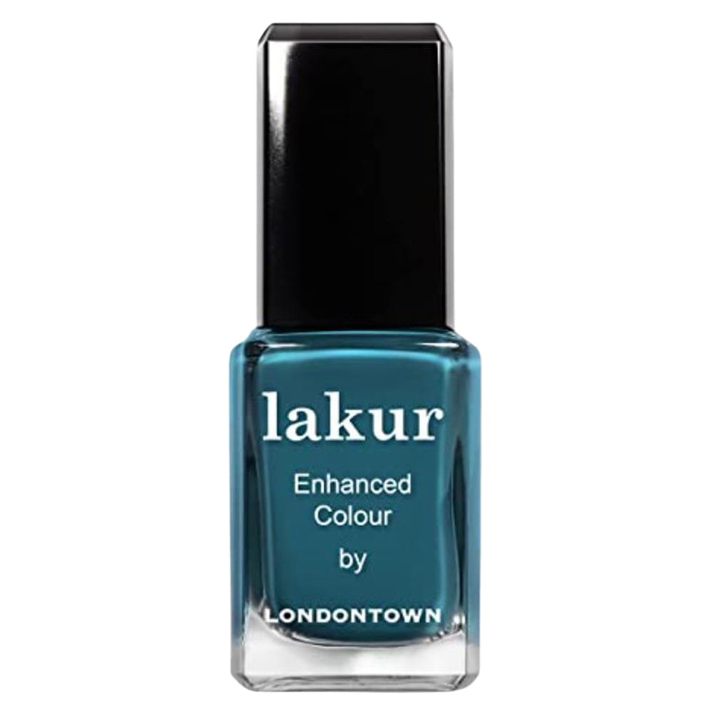 Lakur - Enhanced Colour Nail Polish - Magpie (peacock teal)