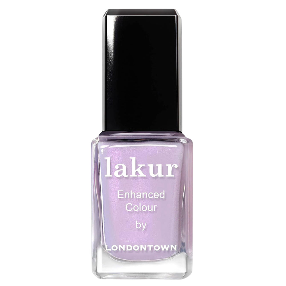Lakur - Enhanced Colour Nail Polish - Honey Lavender (muted lavender)