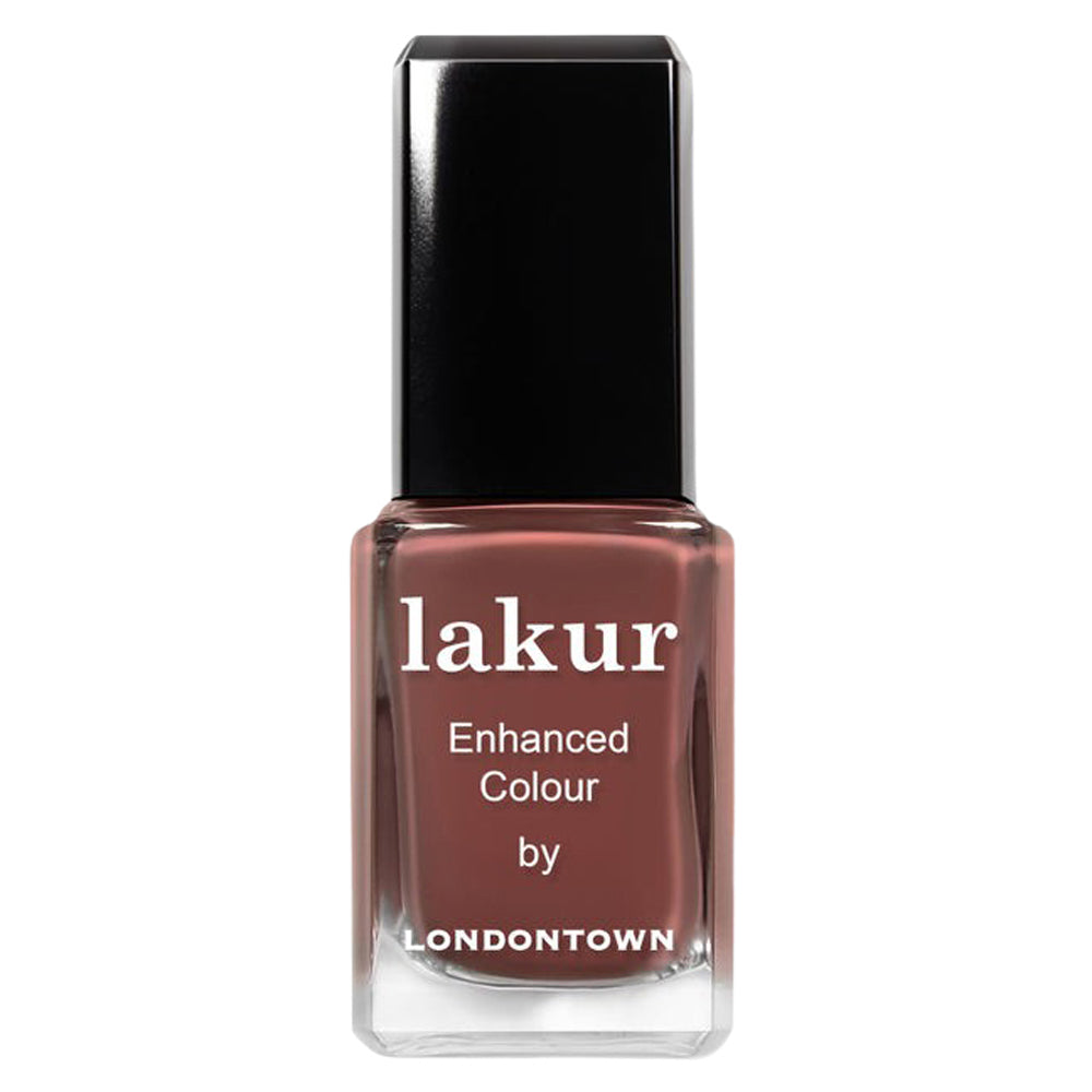 Lakur - Enhanced Colour Nail Polish - Oud Mood (rich hot chocolate)