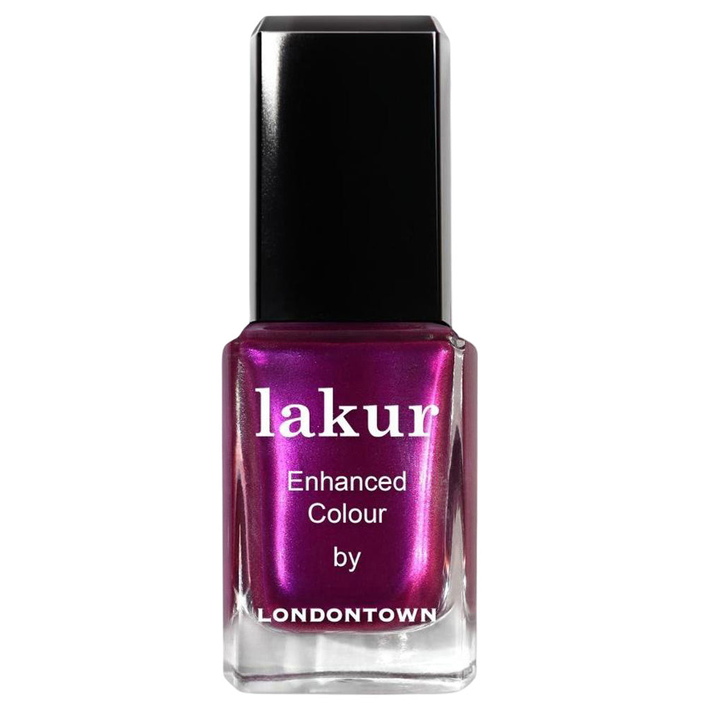 Lakur - Enhanced Colour Nail Polish - Alexa, Let's Dance! (shimmering crushed grape)