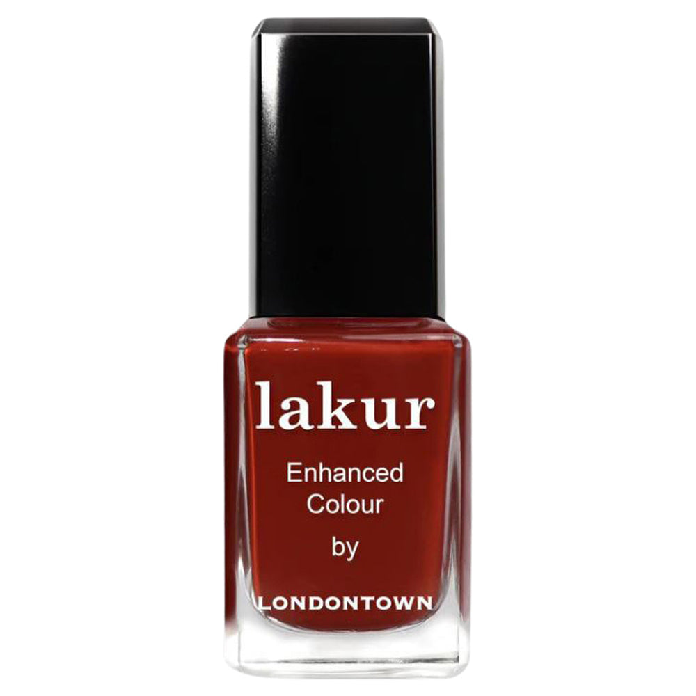 Lakur - Enhanced Colour Nail Polish - You Autumn Know (rich, reddened umber)