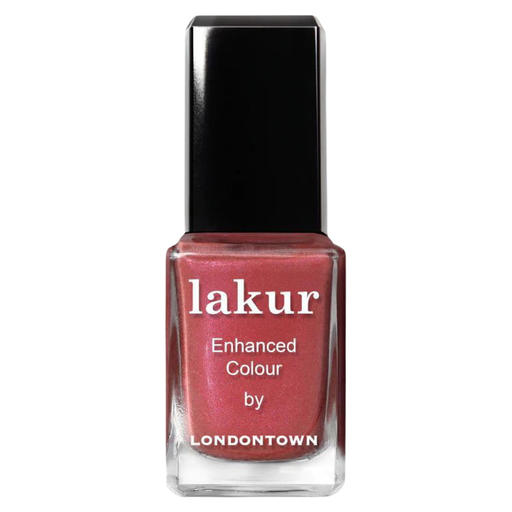 Lakur - Enhanced Colour Nail Polish - Slopeside (flushed rose chrome)