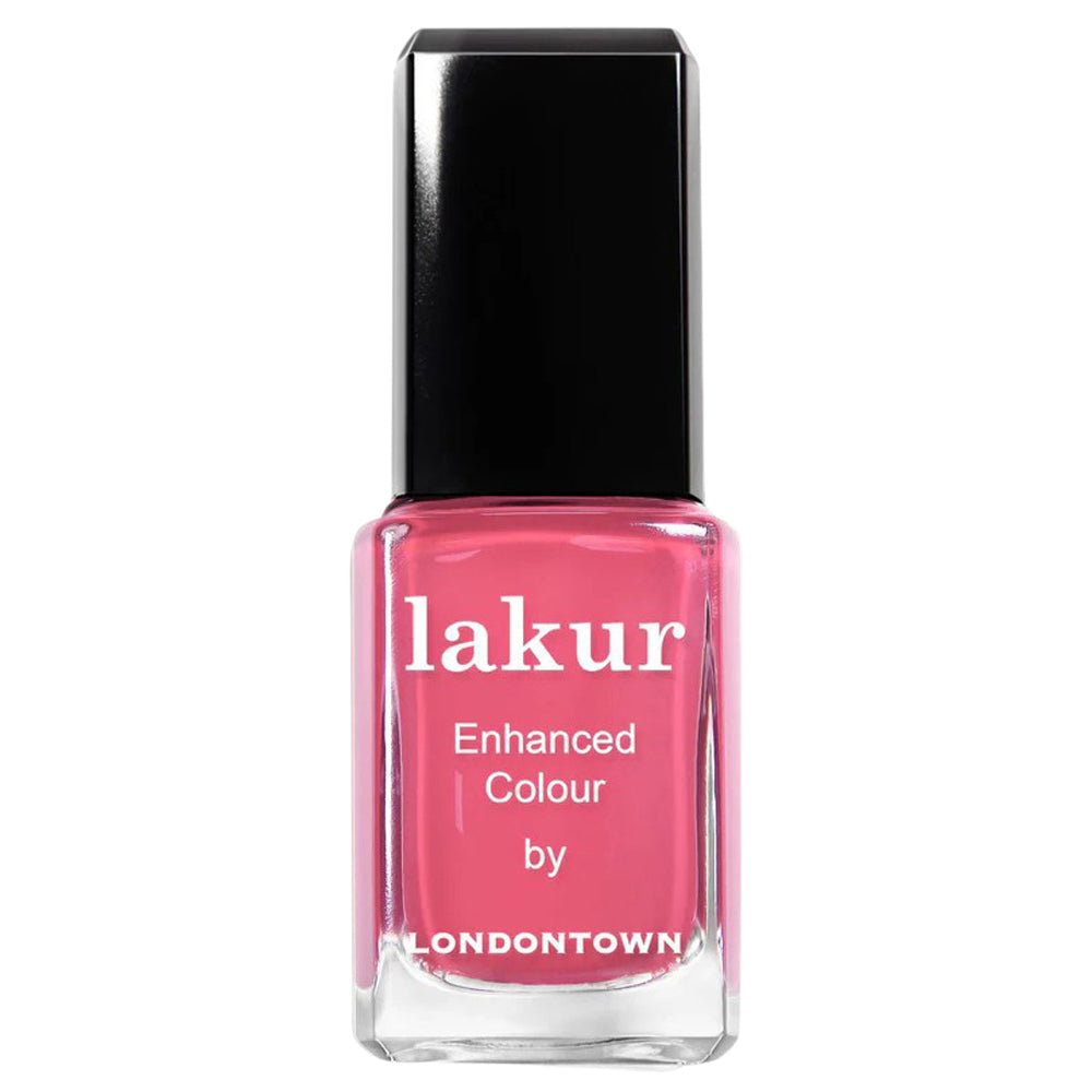 Lakur - Enhanced Colour Nail Polish - Electric Flamingo (flamboyant pink)
